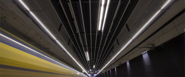 Hunter Douglas produces tailored acoustic ceiling for Delft underground station