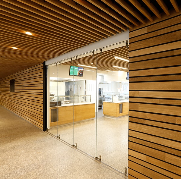 Interior Linear Wood Ceilings Hunter, Linear Wood Ceiling System